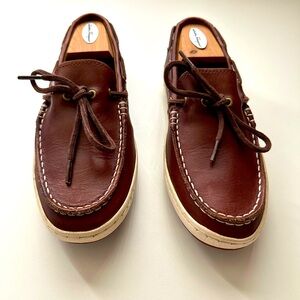 Cole Haan leather boat shoes